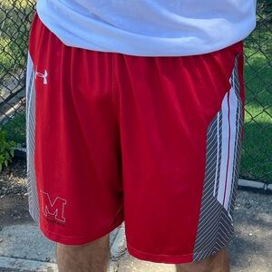SAN FRANCISCO MEN UNDER ARMOUR M FOOTBALL SHORTS WORKOUT GYM BODYBUILDER ATHLETE
